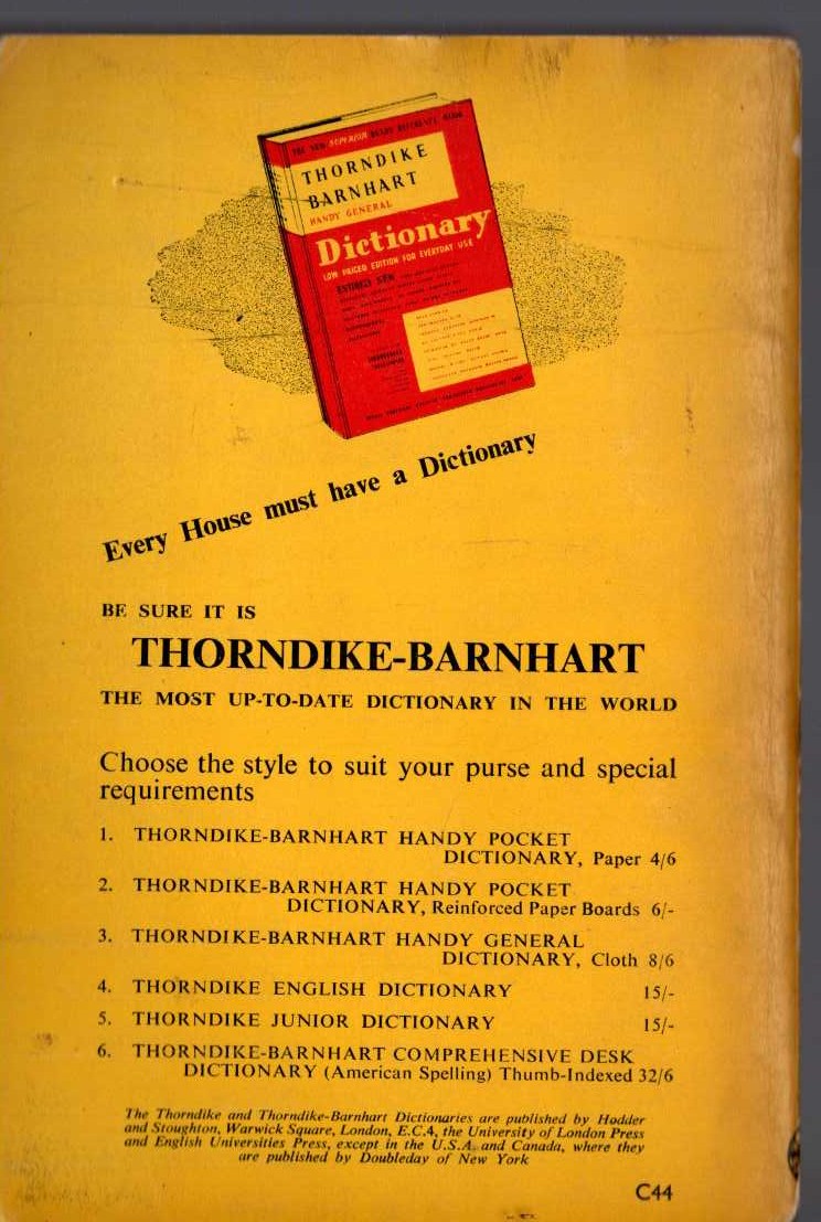 Manning Coles  THE FIFTH MAN magnified rear book cover image