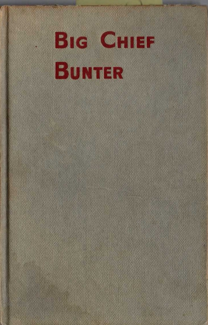 BIG CHIEF BUNTER front book cover image