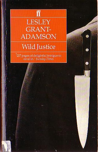 Lesley Grant-Adamson  WILD JUSTICE front book cover image