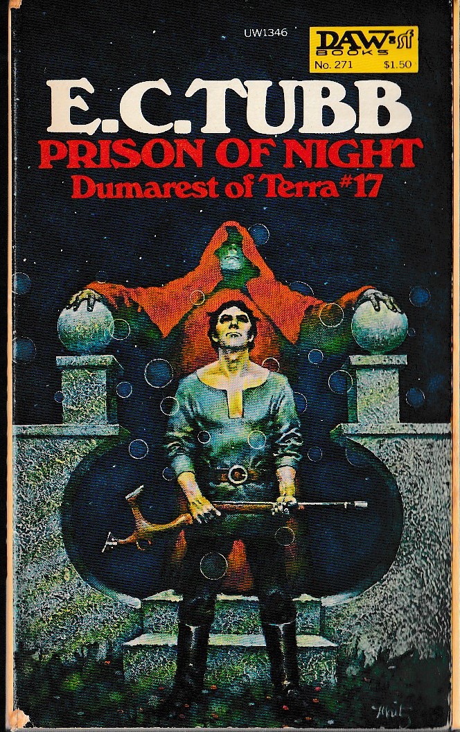 E.C. Tubb  PRISON OF NIGHT front book cover image