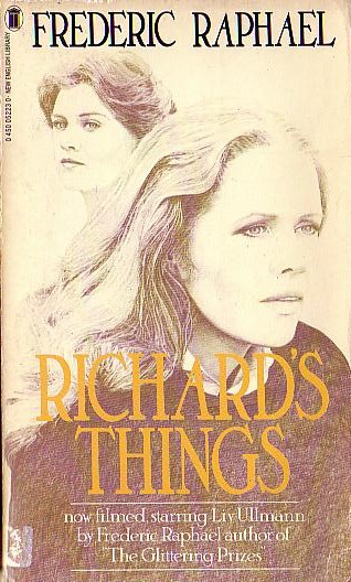Frederic Raphael  RICHARD'S THINGS front book cover image