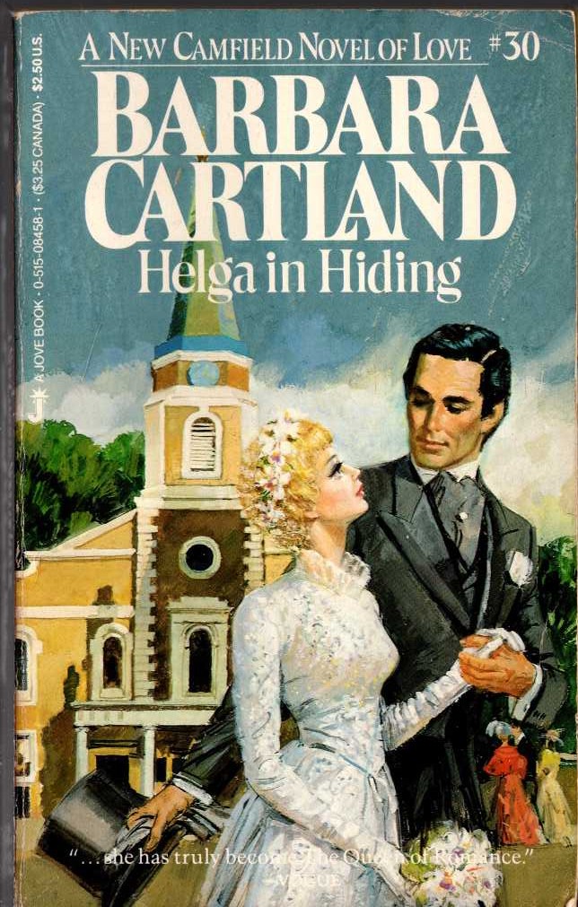 Barbara Cartland  HELGA IN HIDING front book cover image