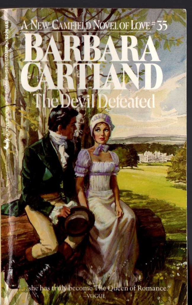 Barbara Cartland  THE DEVIL DEFEATED front book cover image