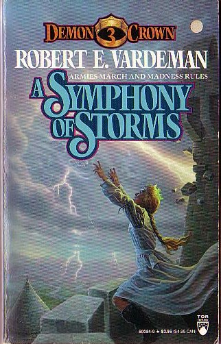 Robert E. Vardeman  A SYMPHONY OF STORMS front book cover image