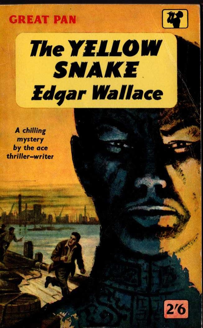 Edgar Wallace  THE YELLOW SNAKE front book cover image