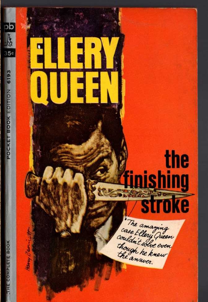 Ellery Queen  THE FINISHING STROKE front book cover image