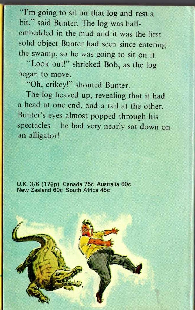 Frank Richards  BILLY BUNTER IN BRAZIL magnified rear book cover image