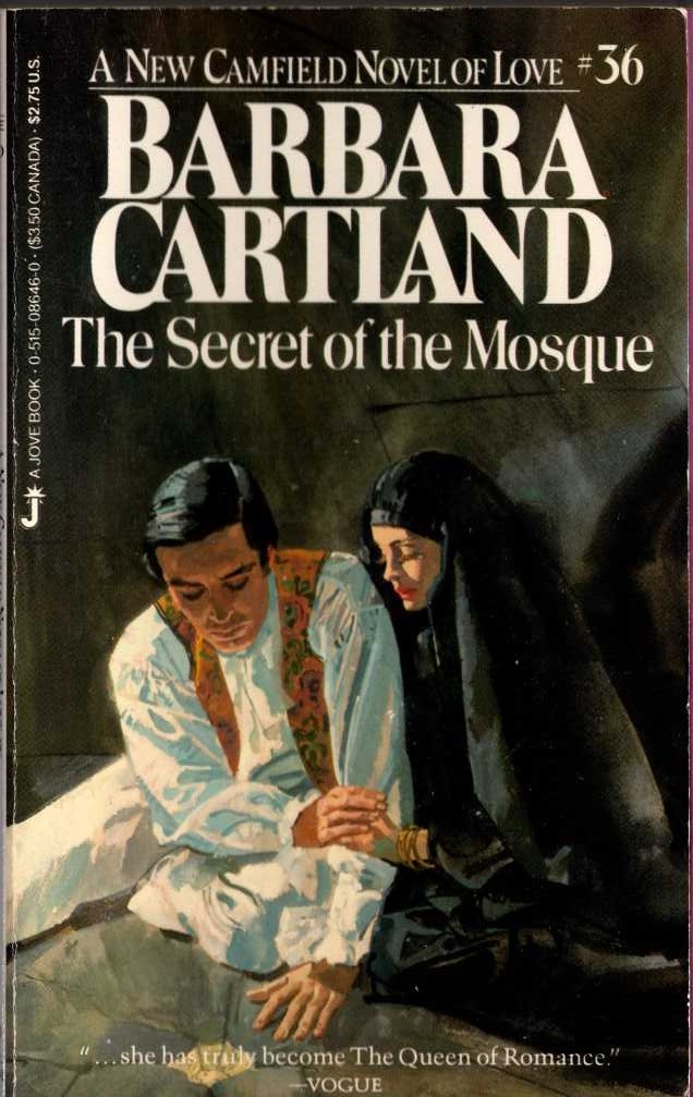 Barbara Cartland  THE SECERET OF THE MOSQUE front book cover image