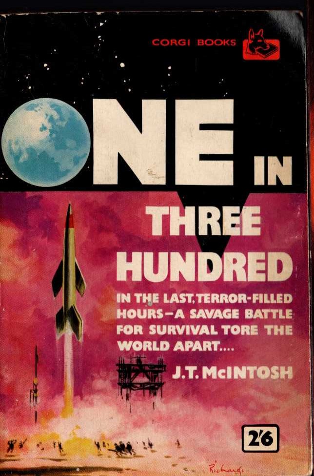 J.T. McIntosh  ONE IN THREE HUNDRED front book cover image