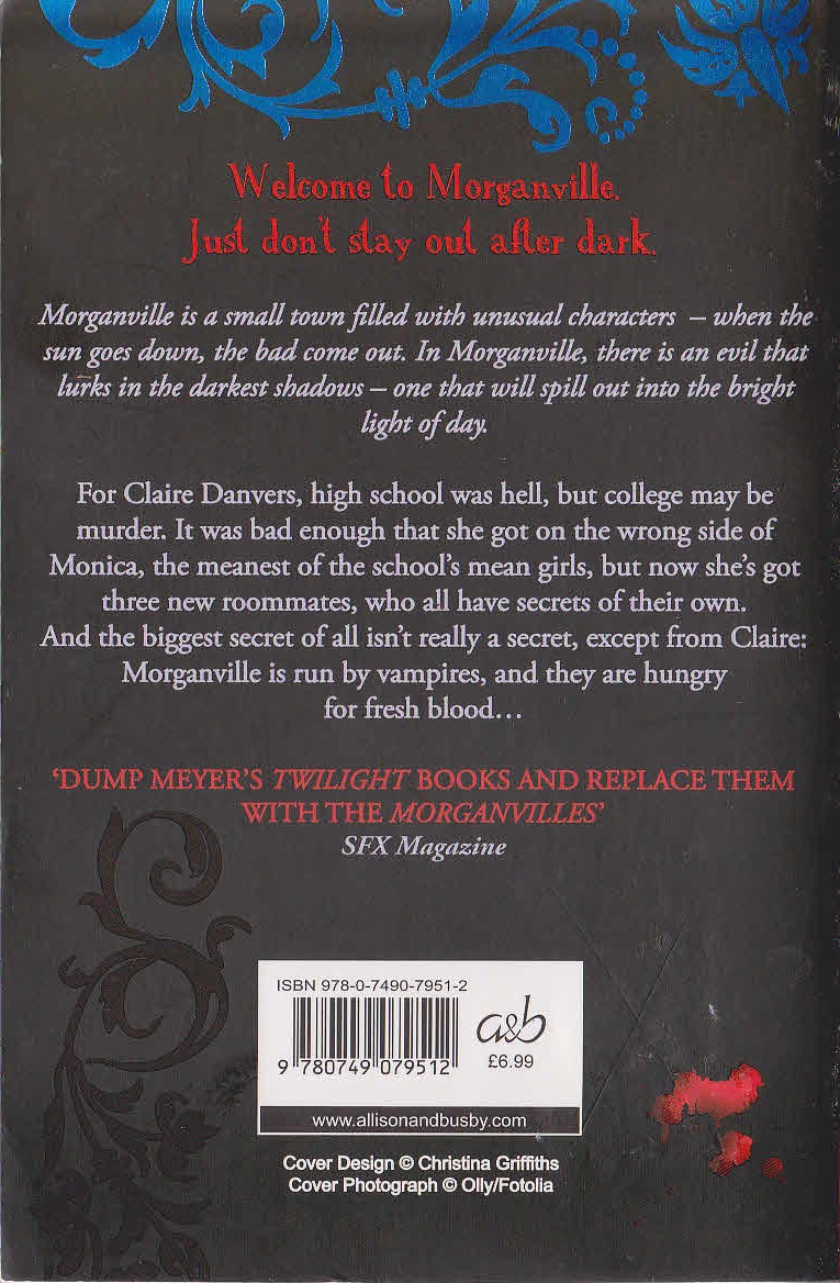 Rachel Caine  GLASS HOUSES magnified rear book cover image
