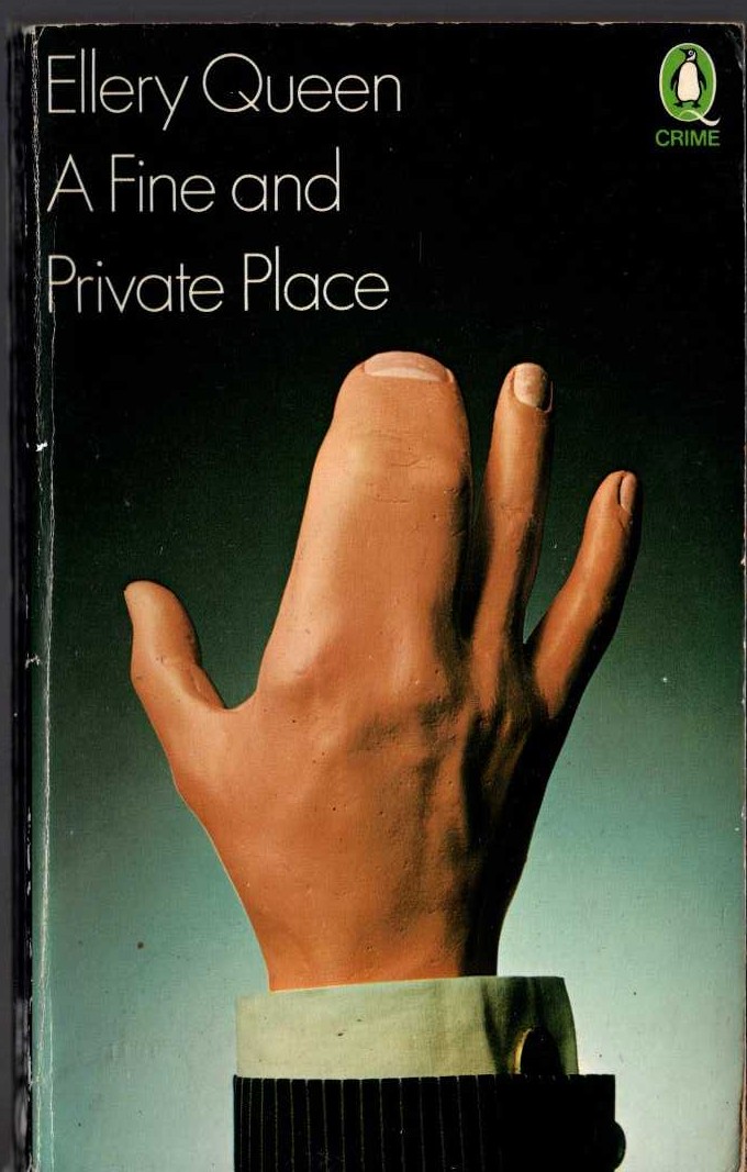 Ellery Queen  A FINE AND PRIVATE PLACE front book cover image