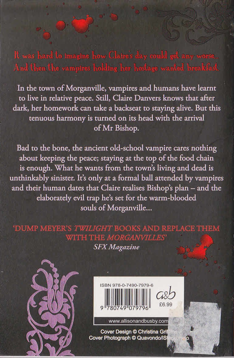 Rachel Caine  FEAST OF FOOLS magnified rear book cover image