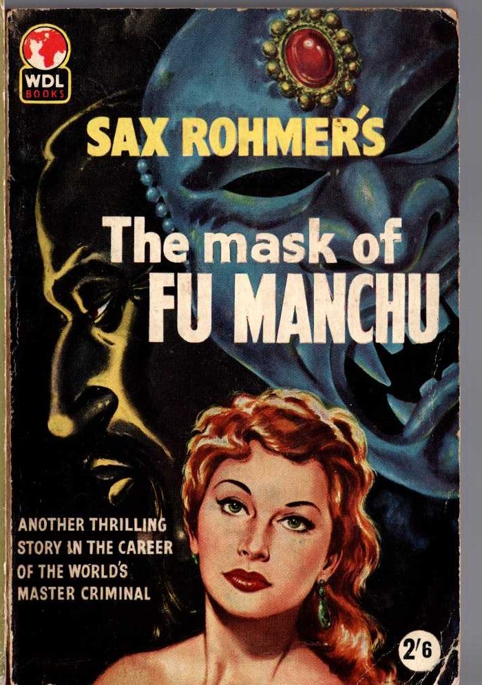 Sax Rohmer  THE MASK OF FU-MANCHU front book cover image