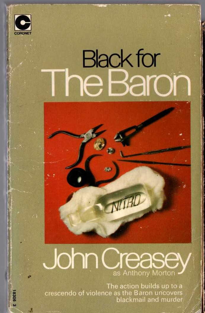 Anthony Morton  BLACK FOR THE BARON front book cover image