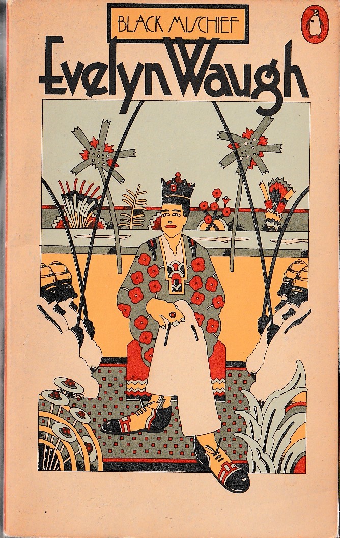 Evelyn Waugh  BLACK MISCHIEF front book cover image