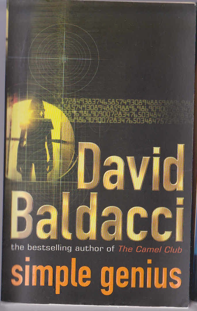 David Baldacci  SIMPLE GENIUS front book cover image