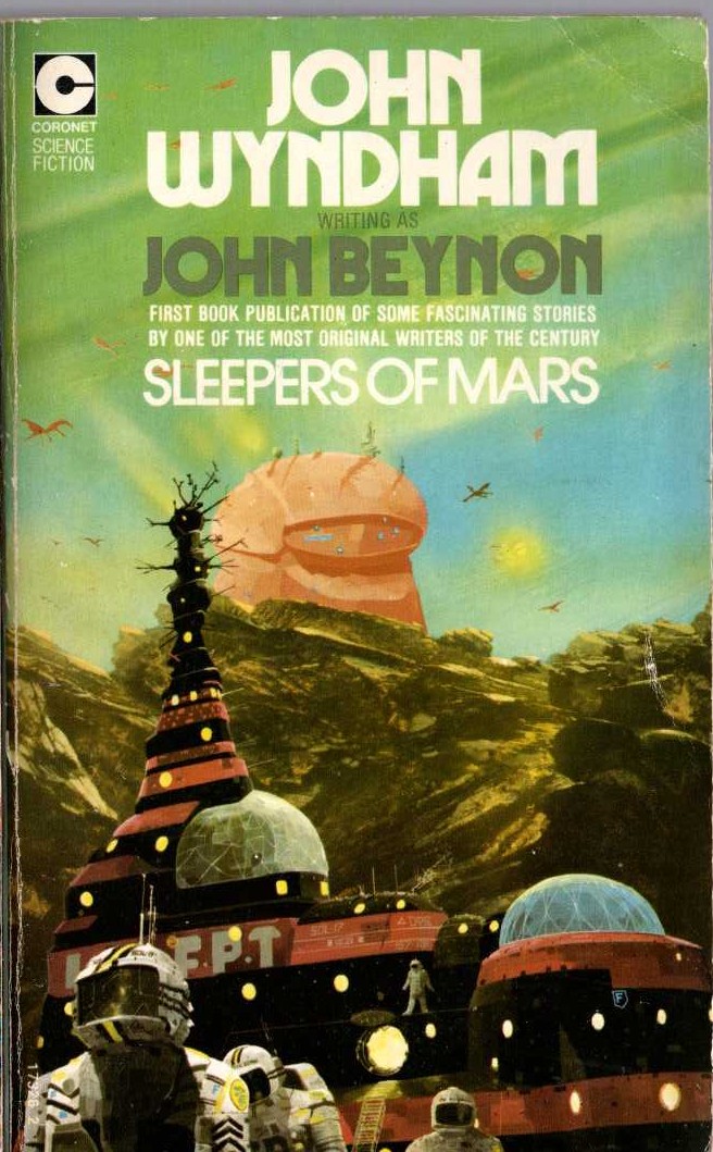 John Wyndham  SLEEPERS OF MARS front book cover image
