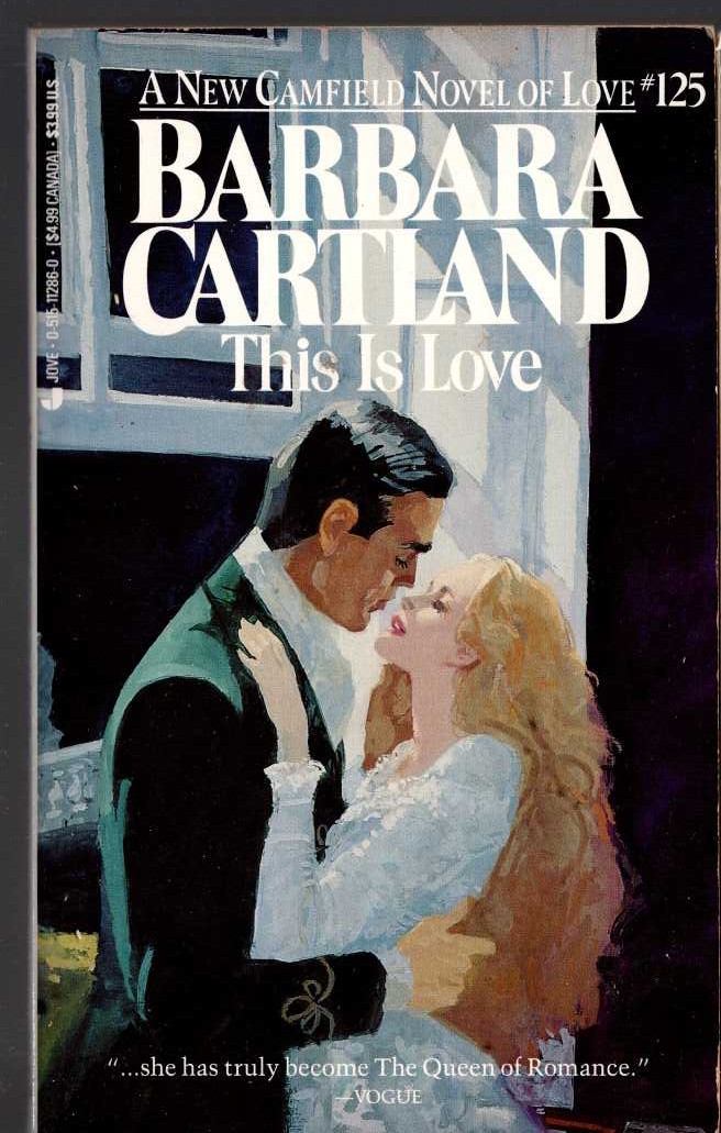 Barbara Cartland  THIS IS LOVE front book cover image