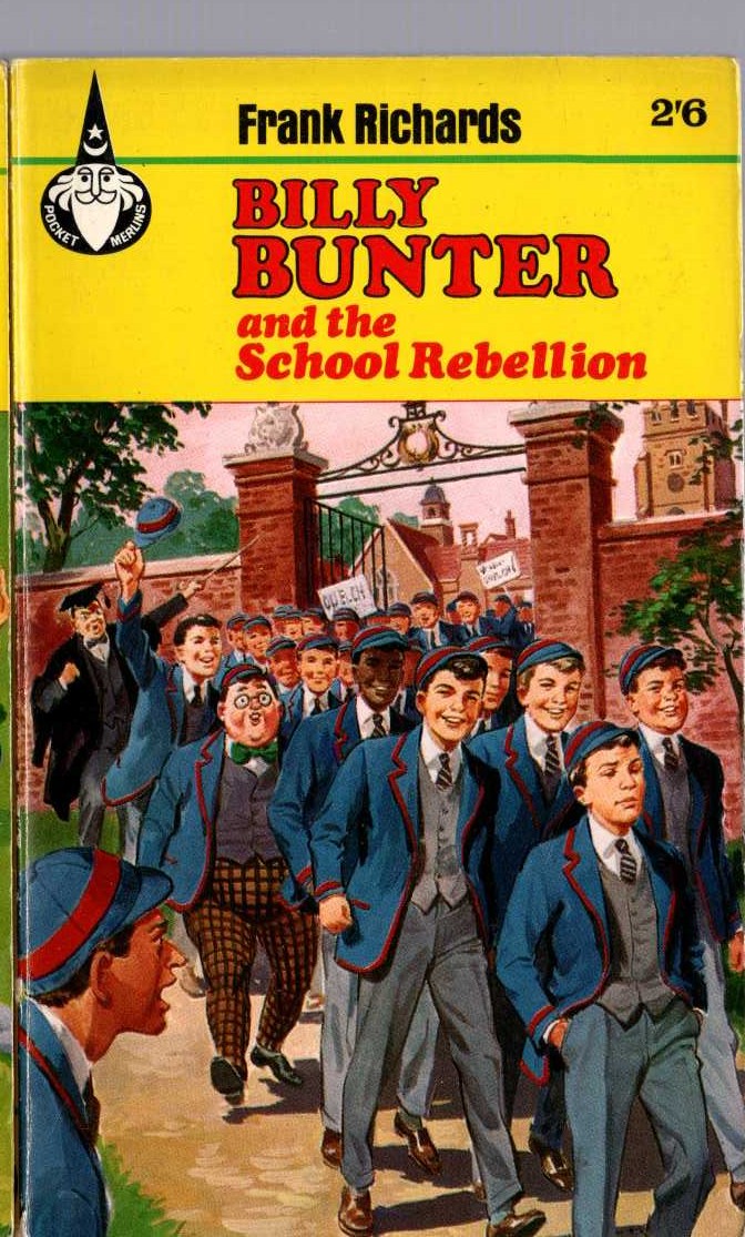 Frank Richards  BILLY BUNTER AND THE SCHOOL REBELLION front book cover image