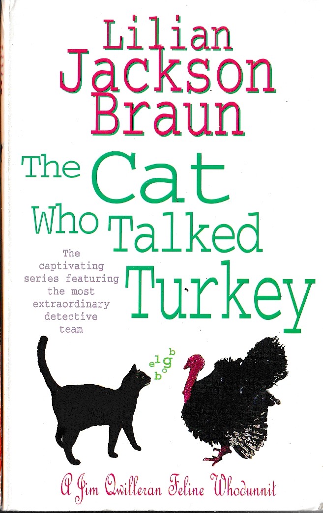 Lilian Jackson Braun  THE CAT WHO TALKED TURKEY front book cover image