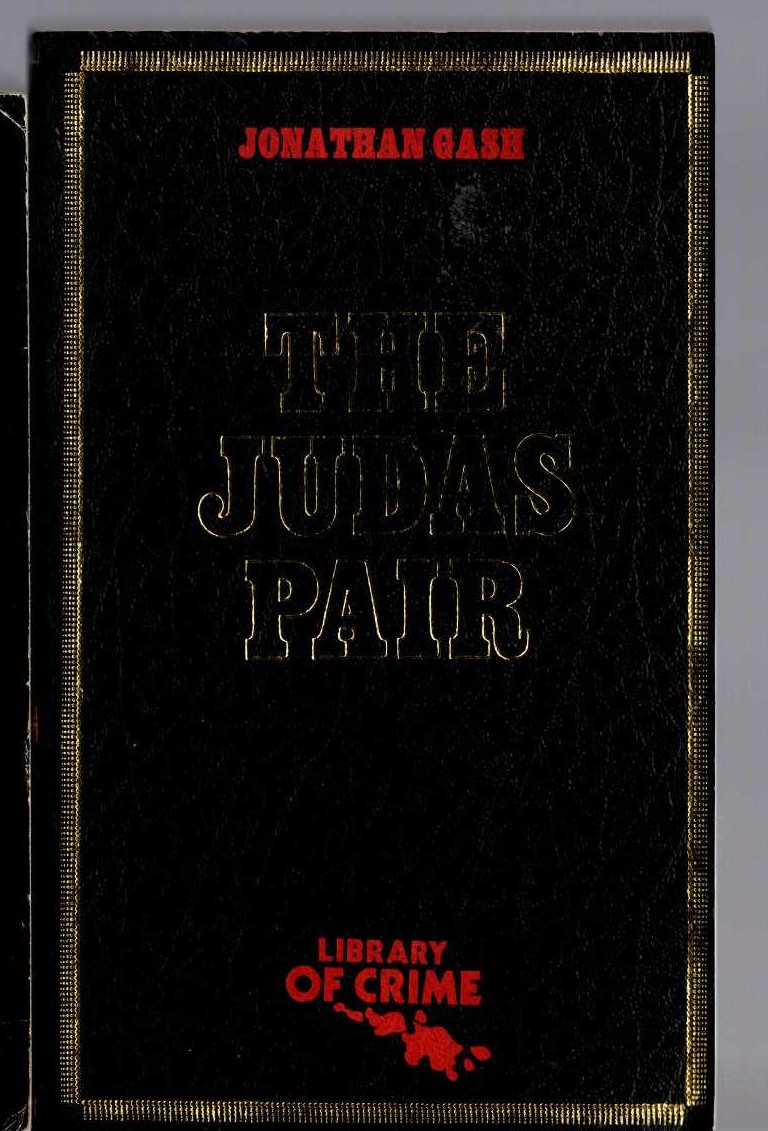 Jonathan Gash  THE JUDAS PAIR front book cover image