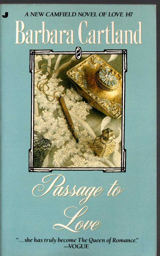 Barbara Cartland  PASSAGE TO LOVE front book cover image