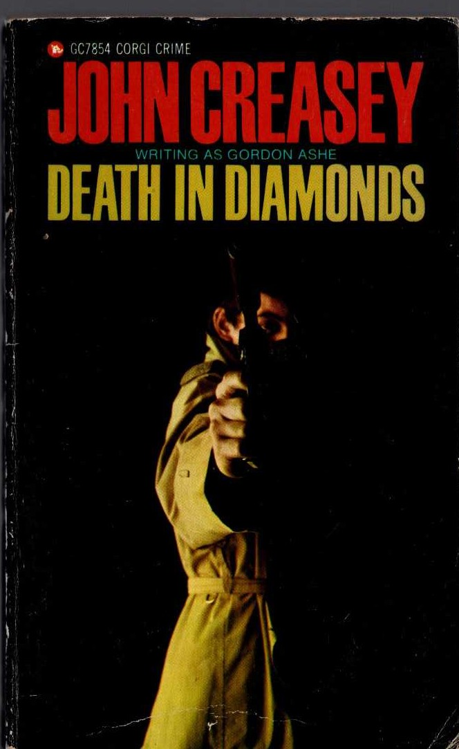 Gordon Ashe  DEATH IN DIAMONDS front book cover image
