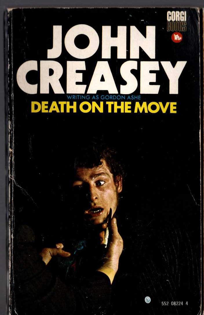 Gordon Ashe  DEATH ON THE MOVE front book cover image