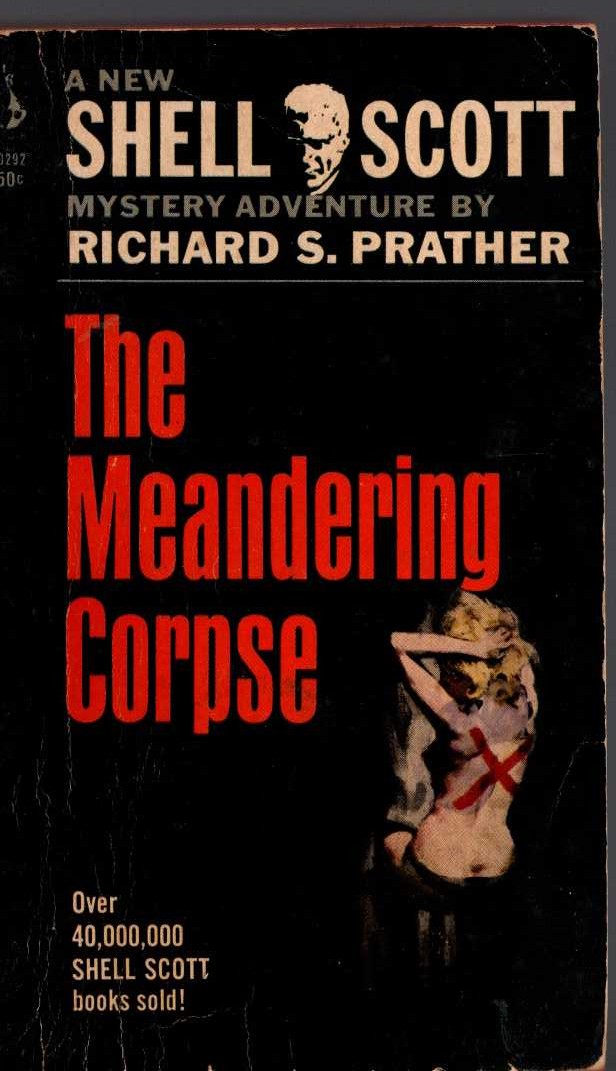 Richard S. Prather  THE MEANDERING CORPSE front book cover image