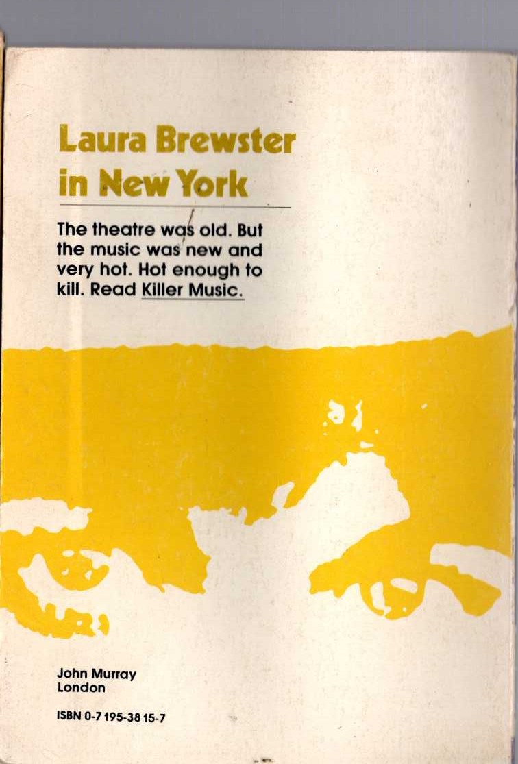 Lisa Eisenberg  KILLER MUSIC [Fiction] magnified rear book cover image