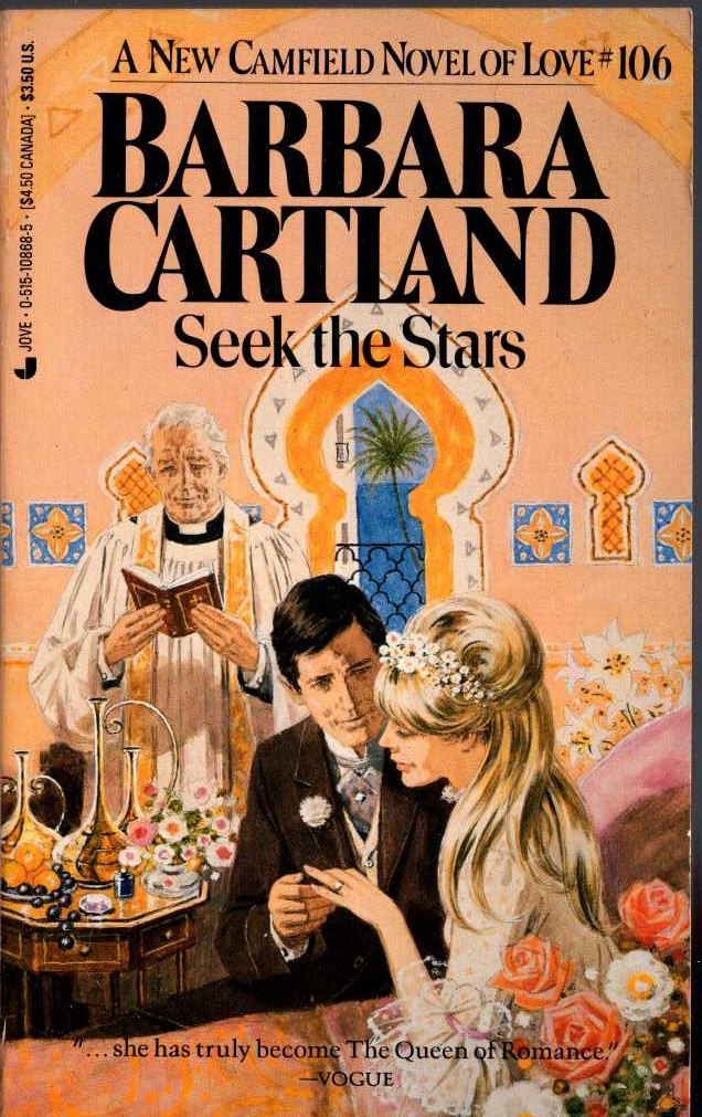 Barbara Cartland  SEEK THE STARS front book cover image