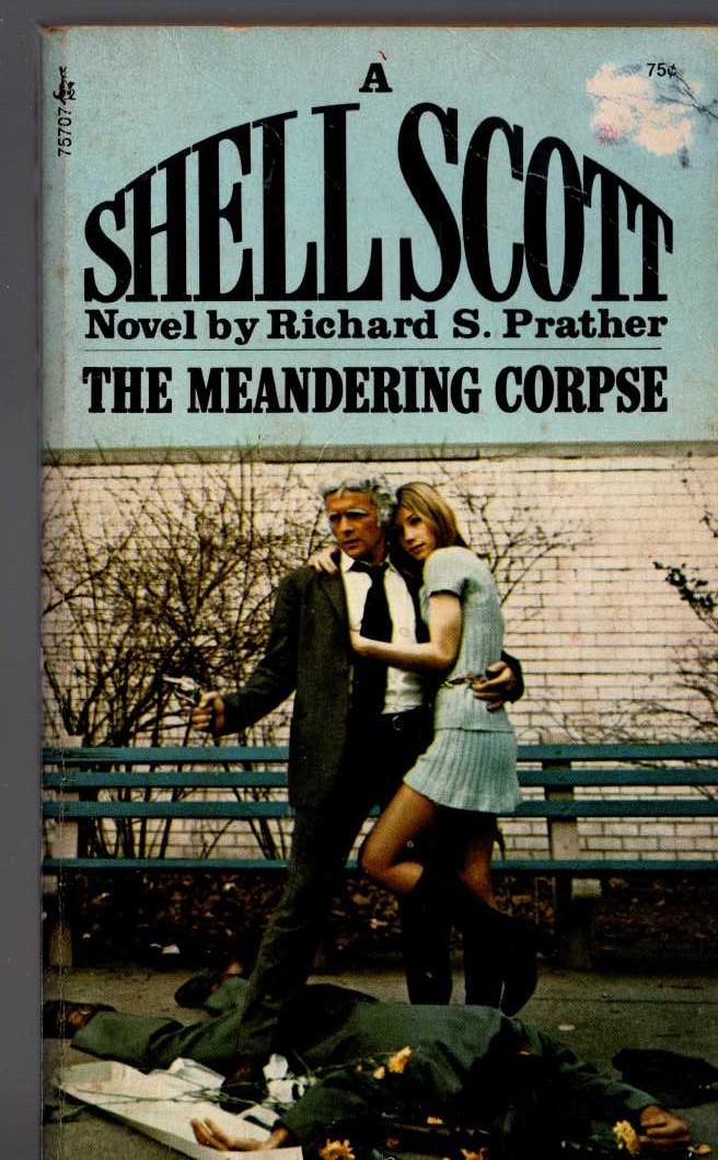 Richard S. Prather  THE MEANDERING CORPSE front book cover image