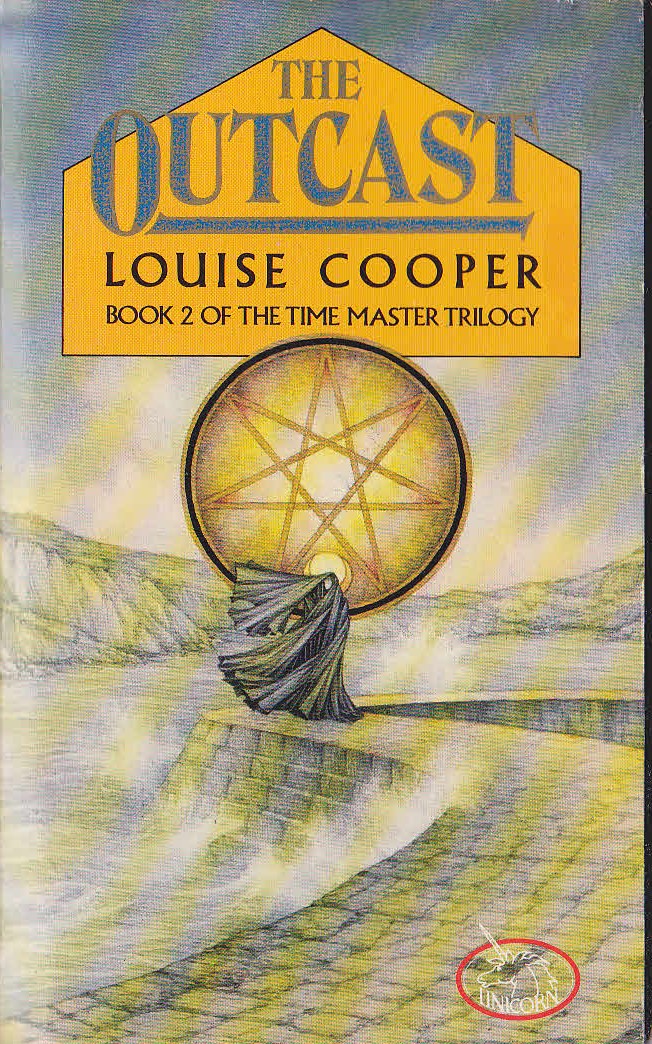 Louise Cooper  THE OUTCAST front book cover image