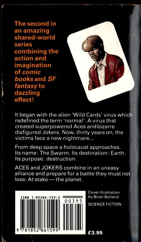 George R.R. Martin (Edits) WILD CARDS VOLUME 2: ACES HIGH magnified rear book cover image