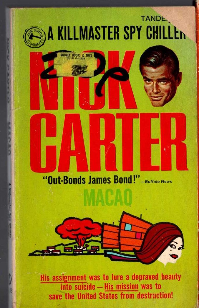 Nick Carter  MACAO front book cover image