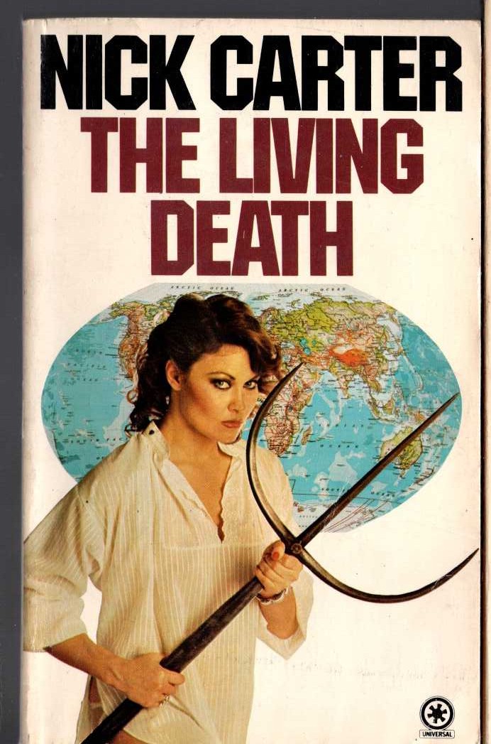 Nick Carter  THE LIVING DEATH front book cover image