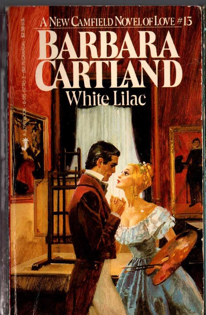 Barbara Cartland  WHITE LILAC front book cover image