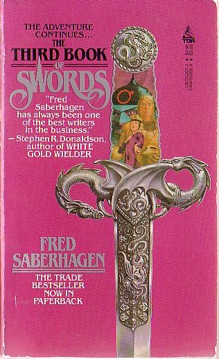 Fred Saberhagen  THE THIRD BOOK OF SWORDS front book cover image