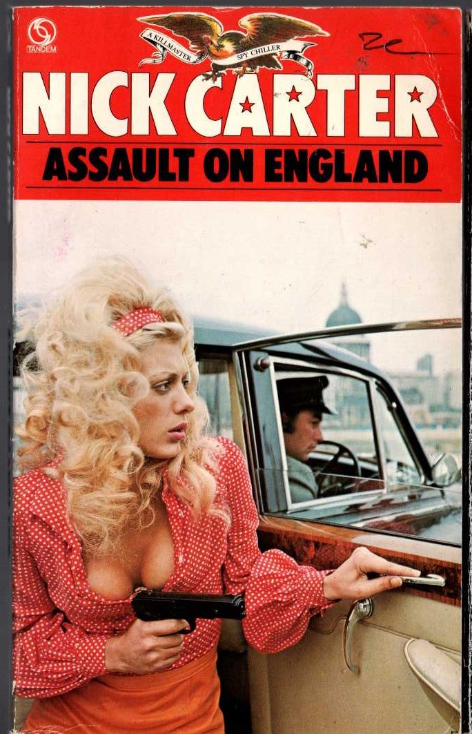 Nick Carter  ASSAULT ON ENGLAND front book cover image