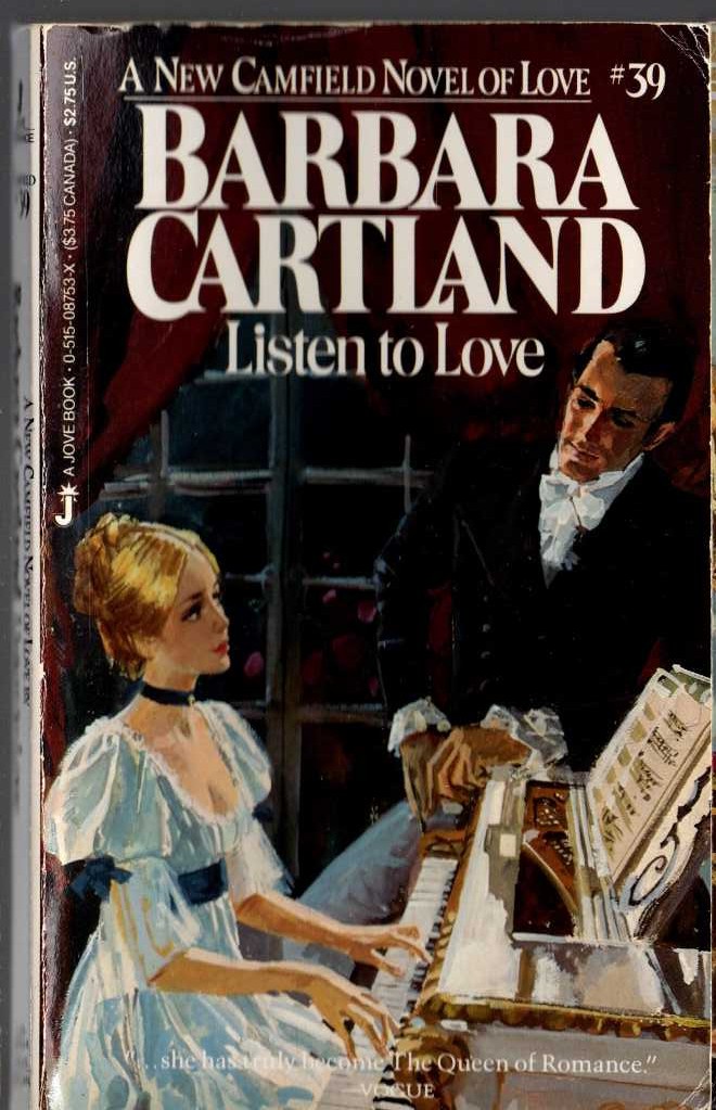Barbara Cartland  LISTEN TO LOVE front book cover image