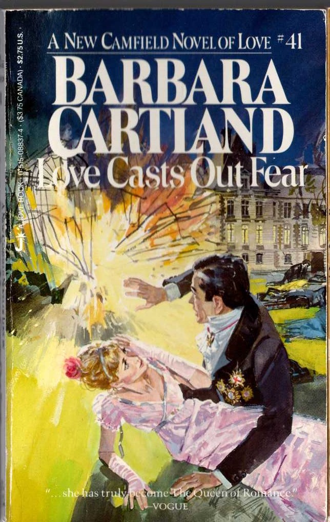 Barbara Cartland  LOVE CASTS OUT FEAR front book cover image