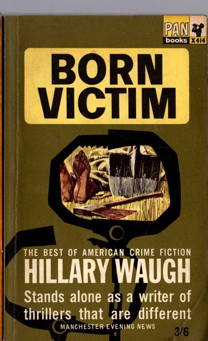 Hillary Waugh  BORN VICTIM front book cover image