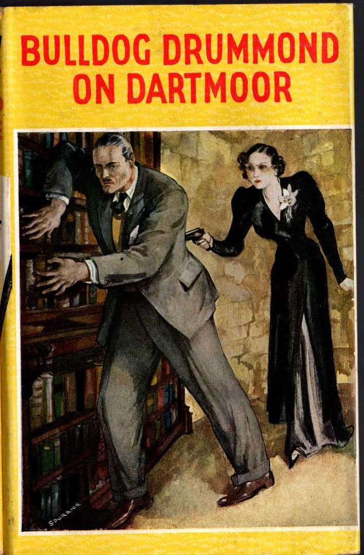 BULLDOG DRUMMOND ON DARTMOOR front book cover image
