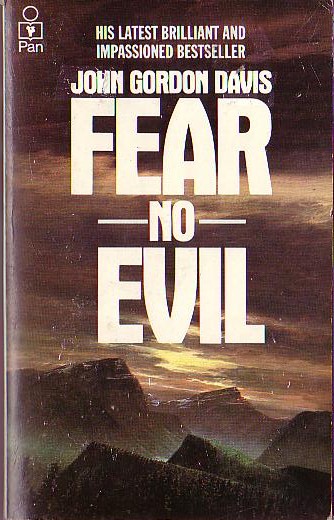 John Gordon Davis  FEAR NO EVIL front book cover image