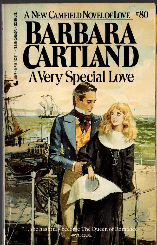 Barbara Cartland  A VERY SPECIAL LOVE front book cover image