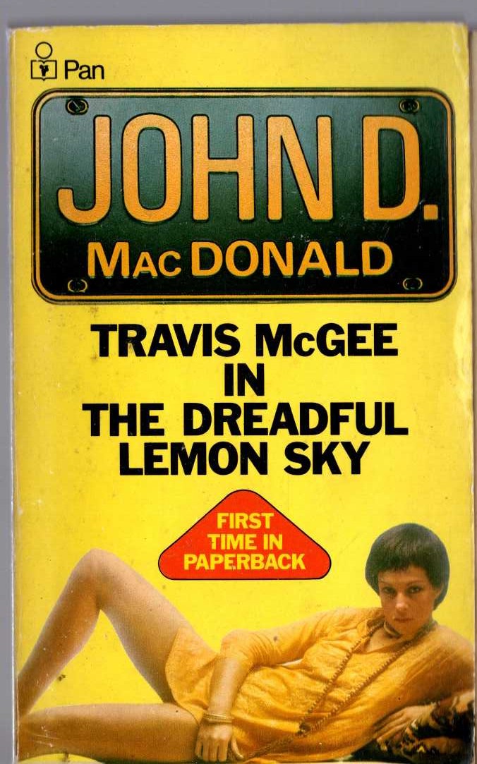 John D. MacDonald  THE DREADFUL LEMON SKY front book cover image