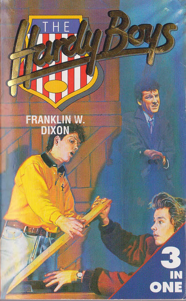 Franklin W. Dixon  THE HARDY BOYS: THE SHORE ROAD MYSTERY/ THE GREAT AIRPORT MYSTERY/ THE SIGN OF THE CROOKED ARROW front book cover image