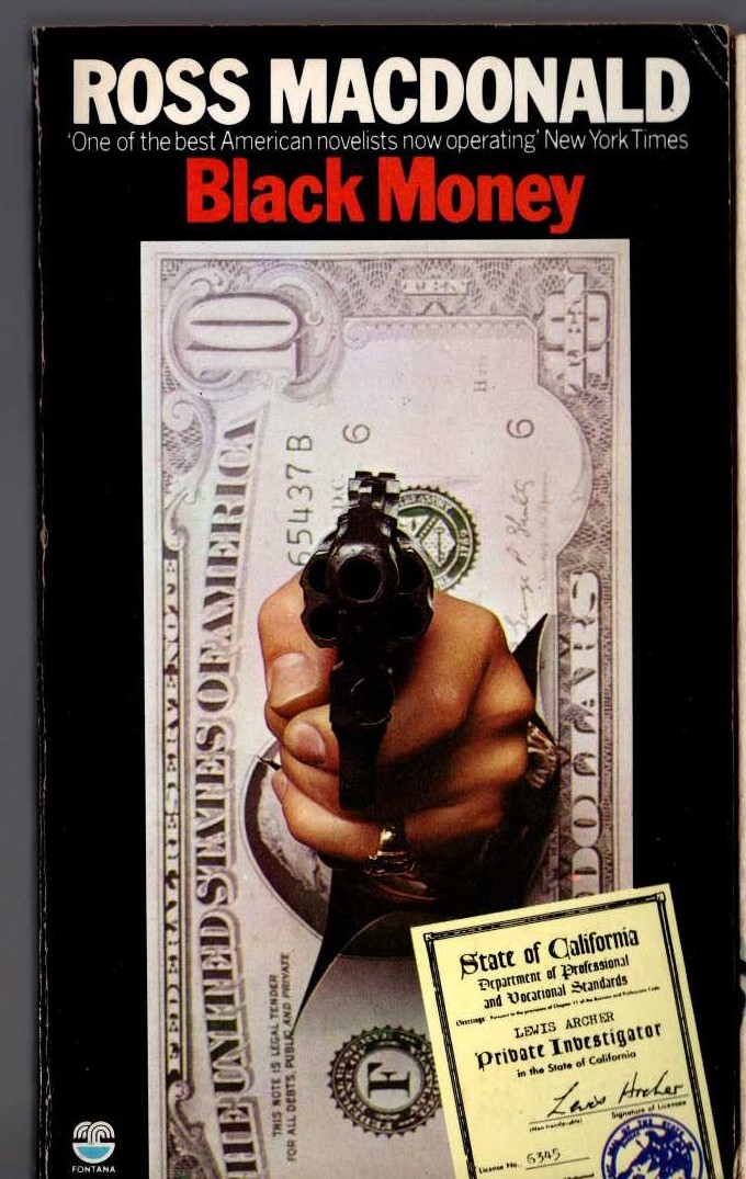 Ross Macdonald  BLACK MONEY front book cover image