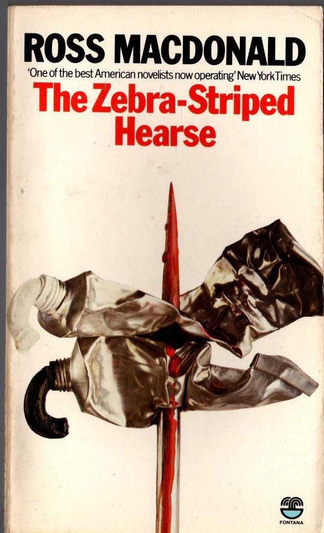 Ross Macdonald  THE ZEBRA-STRIPED HEARSE front book cover image