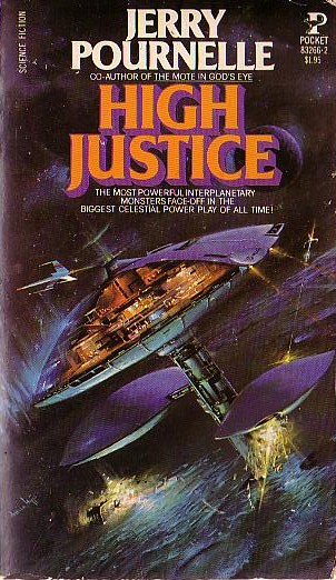 Jerry Pournelle  HIGH JUSTICE front book cover image